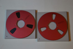 Banda / rola set magnetofon revox red 26,5cm metal -NAB ptr. otari- akai-tascam foto