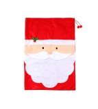 Sac pentru cadouri Mos Craciun, rosu 50 x 70 cm