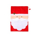 Sac pentru cadouri Mos Craciun, rosu 50 x 70 cm