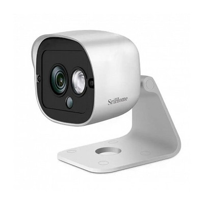 Camera de supraveghere Wireless Sricam SriHome, 3 MP, Full HD, 1296 p, raza actiune 120 m, senzor miscare, Alb foto