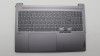 Carcasa superioara cu tastatura palmrest Laptop, Lenovo, IdeaPad Pro 5 16IRH8 Type 83AQ, 5CB1L44959, AM2YC000920, AM2YC000B00, Arctic Grey, layout US