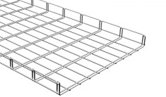 Canal cablu metalic 500x50mm din sarma mesh galvanizat lungime 2 metri jgheab pentru trasee electrice