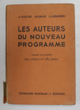 LES AUTEURS DU NOUVEAU PROGRAMME par A . SOUCHE ..J. LAMAISON , 1947