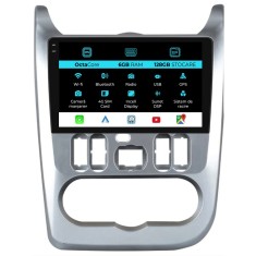 Navigatie Dedicata Dacia Logan Duster Sandero (2008-2013),Incell 9Inch, 6Gb Ram, 128Gb Stocare, Carplay