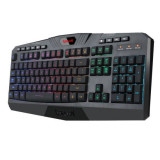 Cumpara ieftin Tastatura gaming fara fir Redragon Harpe neagra iluminare RGB