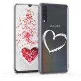 Cumpara ieftin Husa pentru Samsung Galaxy A50, Silicon, Transparent, 48060.02, Carcasa, Kwmobile