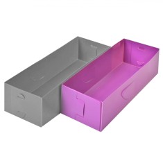Set 2 organizatoare pliabile pentru sertar, Zola, 10x30.5x7.6 cm foto