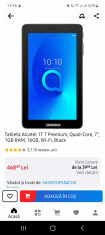 Tableta Alcatel 1T7 Premium Conectivitate 3G NOUA 7 inch foto