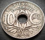 Cumpara ieftin Moneda istorica 10 CENTIMES - FRANTA, anul 1935 * cod 109
