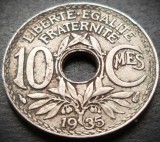 Moneda istorica 10 CENTIMES - FRANTA, anul 1935 * cod 109