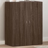 vidaXL Fișet, stejar maro, 60x32x77,5 cm, lemn prelucrat