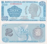 1989 (5 X), 2 Bol&iacute;vares (P-69) - Venezuela - stare UNC