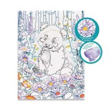 Set pictura pe numere - Paint &amp; Frame - Panda visator | Happi Hobbi