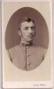 Fotografie CDV Interbelica Barbat in Uniforma Militara Atelier Carl Kroh Viena Austria Poza Veche