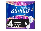 Absorbante Platinum Night Ultra, 5 bucati, Always