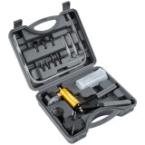 Pompa de vid manuala, vacuum, pentru diagnosticare sisteme auto si frane, presiune 0-1 bar 18 piese, Powermat