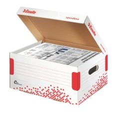 Container arhivare și transport carton ondulat Esselte Speedbox S cu capac 355