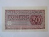 Rara! Germania 50 Reichsmark 1944 UNC Wehrmacht(Fortele Armate Naziste) WWII