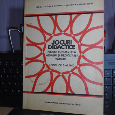 BADICA TATIANA - JOCURI DIDACTICE DEZVOLTAREA VORBIRII (COPII DE 5-6 ANI) ,1974
