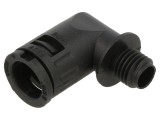 Conectori &icirc;n unghi 90&deg; pentru tub de protecție, IP68/IP69