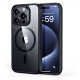 Husa ESR Ch Halolock MagSafe pentru Apple iPhone 15 Pro Transparent/Negru, Carcasa
