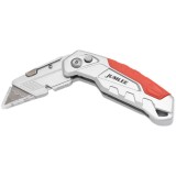 Cutter Profesional Metalic Pliabil, 4 Lame, Aluminiu, Blocare Siguranta, 11-17.5cm, Universal: Auto, Croitorie, Bricolaj