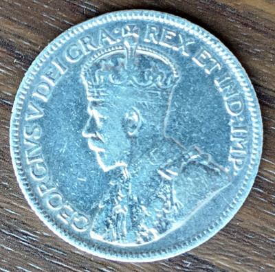 Moneda Cipru - 9 Piastres 1921 - Argint foto