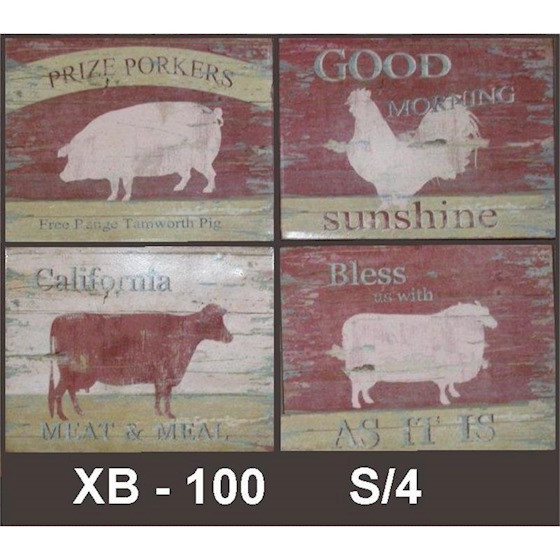 Decoratiune metalica cu animale XB-100