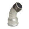 Fiting filetat fontă maleabilă cot 45&deg; 1/2&quot; IG x 1/2&quot; AG