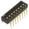 Comutator DIP-SWITCH 8 Secțiuni ON-OFF 30VDC