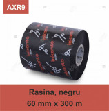 Ribon ARMOR Inkanto AXR9, rasina (resin), negru, 60mmx300M, OUT
