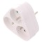 Conector alimentare AC splitter alb 16A
