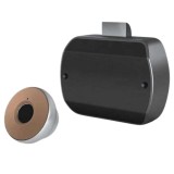 Incuietoare inteligenta SmartPass pentru sertar si mobilier cu amprenta, aurie