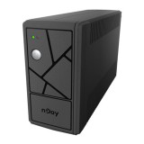 UPS Keen nJoy, 800 VA, 480 W, 2 prize Schuko, Negru