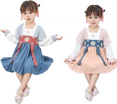 Pentru Cosplay Rochie de Anul Nou Chinezesc pentru copii Rochie Cheongsam Hanfu foto