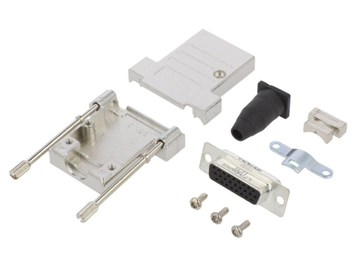 Conector D-Sub HD 26-Pin Mamă, ecranat