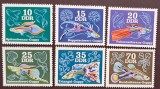 DDR &ndash; Guppy ornamentali &ndash; set 6 timbre, stare excelentă