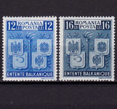 RO 1937 ,LP 120 ,&amp;quot;Mica Antanta &amp;quot; serie MNH foto