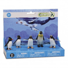 Set 5 figurine Pinguini Collecta, 23 cm, 3 ani+ foto