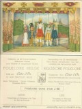 NI1002 Folklore belge, Editi&eacute; par C&ocirc;te d&rsquo;Or, Le bon chocolat belge, Folklore C&ocirc;te d&rsquo;Or No 95