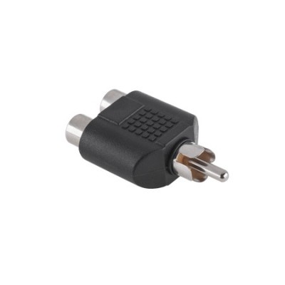 Adaptor RCA tata la 2 x RCA mama, L101635 foto
