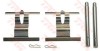 Set accesorii, placute frana PORSCHE CAYENNE (9PA, 955) (2002 - 2010) TRW PFK505