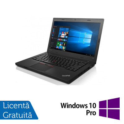 Laptop Refurbished Lenovo ThinkPad L460, Intel Core i5-6200U 2.30GHz, 8GB DDR3, 256GB SSD, 14 Inch, Webcam + Windows 10 Pro NewTechnology Media foto