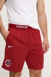 Nike pantaloni scurți de antrenament Los Angeles Angels culoarea rosu, 015E-163N-ANG-RLY