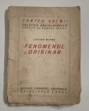 Carte veche Lucian Blaga Fenomenul originar