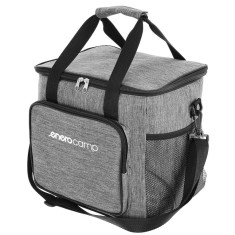 Geanta termica 28L, cu curea ajustabila si 3 buzunare, 37x29x29 cm, gri Household NewTrend