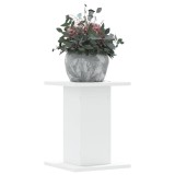 Cumpara ieftin Suporturi de plante, 2 buc., alb, 30x30x40 cm, lemn prelucrat