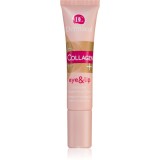 Dermacol Collagen + cremă intensivă cu efect de &icirc;ntinerire pentru ochi și buze 15 ml