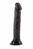 Dildo Realistic Ultra Soft Dildo, Negru, 14 cm
