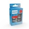 Set 2 leduri auto Rosu P21W Philips Ultinon Pro7000 SL lampa frana 12V/24V